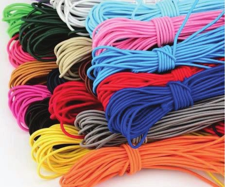 Round elastic drawcord bundle