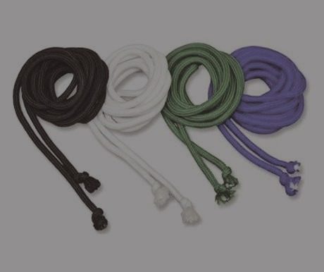 Drawstring with logo bullet ends