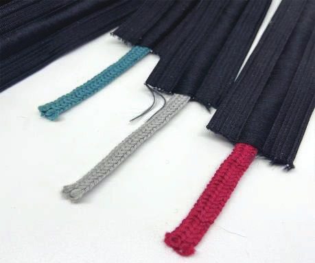 Picot edge elastic in assorted shades